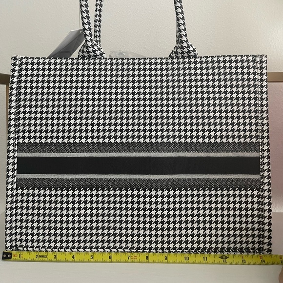 HOUNDSTOOTH x LARGE TOTE LAPTOP & TRAVEL - Picture 7 of 11
